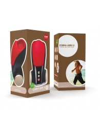 Чёрно-красный вибромастурбатор Cobra Libre 2 - Fun Factory - в Домодедово купить с доставкой