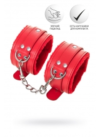 Красные оковы Anonymo из искусственной кожи - ToyFa - купить с доставкой в Домодедово