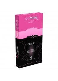 Презервативы с точками и рёбрышками DOMINO Classic Extase - 6 шт. - Domino - купить с доставкой в Домодедово