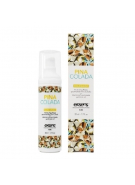 Разогревающее массажное масло с ароматом пина колада Gourmet Pina Colada - 50 мл. - Exsens - купить с доставкой в Домодедово