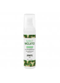 Разогревающее массажное масло с ароматом мохито Gourmet Mint Mojito - 50 мл. - Exsens - купить с доставкой в Домодедово