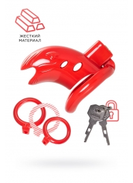 Красный мужской пояс верности из пластика - ToyFa - купить с доставкой в Домодедово