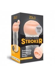 Мастурбатор-ротик ZOLO DEEP THROAT - Zolo - в Домодедово купить с доставкой
