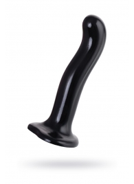 Черный стимулятор для пар P G-Spot Dildo Size M - 18 см. - Strap-on-me - в Домодедово купить с доставкой