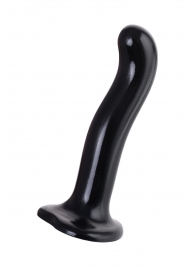 Черный стимулятор для пар P G-Spot Dildo Size L - 19 см. - Strap-on-me - в Домодедово купить с доставкой