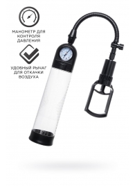 Прозрачная механическая помпа Helmer с манометром - Sexus - в Домодедово купить с доставкой