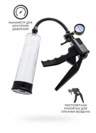 Прозрачная механическая помпа для пениса Viggo - Sexus - в Домодедово купить с доставкой