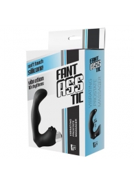 Черный вибромассажер простаты FantASStic Vibrating Prostate Massager - 11,3 см. - Dream Toys - в Домодедово купить с доставкой