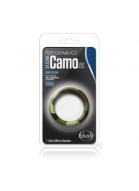 Эрекционное кольцо камуфляжной расцветки Silicone Camo Cock Ring - Blush Novelties - в Домодедово купить с доставкой