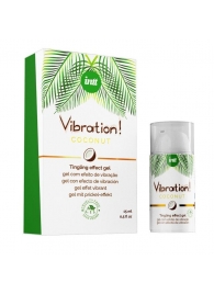 Возбуждающий гель с ароматом кокоса Vibration Coconut - 15 мл. - INTT - купить с доставкой в Домодедово