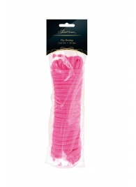 Розовая веревка для связывания Sweet Caress Rope - 10 метров - Sweet Caress - купить с доставкой в Домодедово