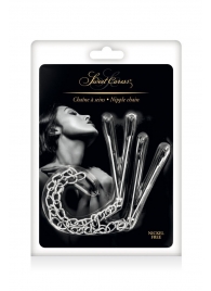 Регулируемые зажимы для сосков Sweet Caress Nipple Chain - Sweet Caress - купить с доставкой в Домодедово