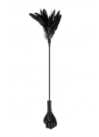 Двусторонний стек-щекоталка Sweet Caress Feather Whip - 58 см. - Sweet Caress - купить с доставкой в Домодедово