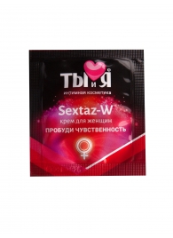 Возбуждающий крем для женщин Sextaz-W в одноразовой упаковке - 1,5 гр. - Биоритм - купить с доставкой в Домодедово