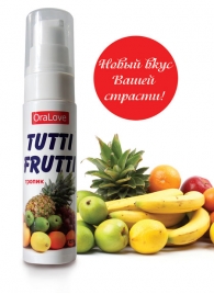 Гель-смазка Tutti-frutti со вкусом тропических фруктов - 30 гр. - Биоритм - купить с доставкой в Домодедово