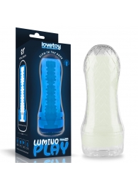Светящийся в темноте мастурбатор Lumino Play Masturbator Ribbed - Lovetoy - в Домодедово купить с доставкой