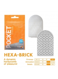 Карманный мастурбатор HEXA-BRICK - Tenga - в Домодедово купить с доставкой