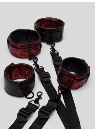 Изысканный набор фиксаций на кровати Reversible Under Mattress Restraint Set - Fifty Shades of Grey - купить с доставкой в Домодедово