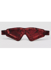 Двусторонняя красно-черная маска на глаза Reversible Faux Leather Blindfold - Fifty Shades of Grey - купить с доставкой в Домодедово
