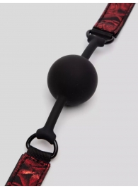 Кляп-шар на двусторонних ремешках Reversible Silicone Ball Gag - Fifty Shades of Grey - купить с доставкой в Домодедово