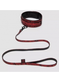 Стильный ошейник с поводком Reversible Faux Leather Collar and Lead - Fifty Shades of Grey - купить с доставкой в Домодедово