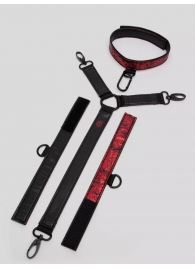 Ошейник с наручниками Reversible Faux Leather Collar and Wrist - Fifty Shades of Grey - купить с доставкой в Домодедово