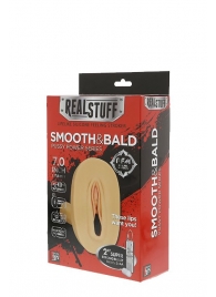 Мастурбатор-вагина с вибрацией и выносным пультом управления REALSTUFF SMOOTH   BALD - Dream Toys - в Домодедово купить с доставкой