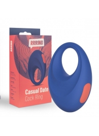 Синее эрекционное кольцо RRRING Casual Date Cock Ring - FeelzToys - в Домодедово купить с доставкой