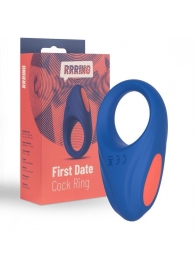 Синее эрекционное кольцо RRRING First Date Cock Ring - FeelzToys - в Домодедово купить с доставкой