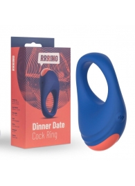 Синее эрекционное кольцо RRRING Dinner Date Cock Ring - FeelzToys - в Домодедово купить с доставкой