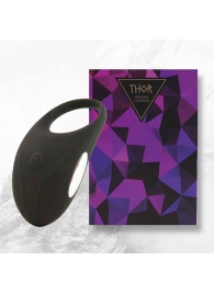 Черное эрекционное виброкольцо Thor Cockring - FeelzToys - в Домодедово купить с доставкой