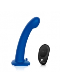 Синяя насадка Remote Control P-Spot G-Spot с черными трусиками - 20 см. - Pegasus - купить с доставкой в Домодедово