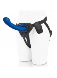 Синяя насадка Remote Control P-Spot G-Spot с черными трусиками - 20 см. - Pegasus - купить с доставкой в Домодедово