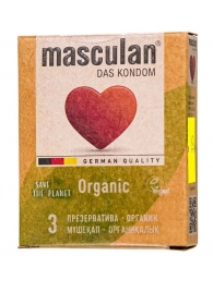 Экологически чистые презервативы Masculan Organic - 3 шт. - Masculan - купить с доставкой в Домодедово