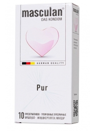 Супертонкие презервативы Masculan Pur - 10 шт. - Masculan - купить с доставкой в Домодедово