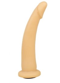 Телесная гладкая насадка-фаллоимитатор Harness - 20 см. - LOVETOY (А-Полимер) - купить с доставкой в Домодедово