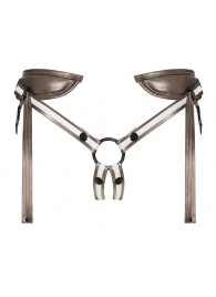 Бронзовый пояс для насадок Desirous Harness - Strap-on-me - купить с доставкой в Домодедово