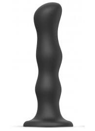 Черная насадка Strap-On-Me Dildo Geisha Balls size XL - Strap-on-me - купить с доставкой в Домодедово