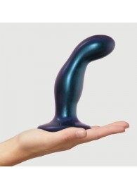 Темно-синяя насадка Strap-On-Me Dildo Plug Snaky size M - Strap-on-me - купить с доставкой в Домодедово