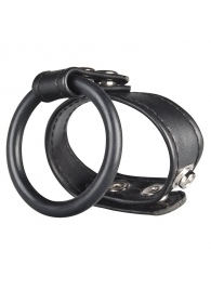 Двойное кольцо выносливости на пенис DUAL STAMINA RING - BlueLine - в Домодедово купить с доставкой