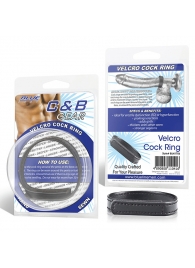 Кольцо на пенис из искусственной кожи на липучке VELCRO COCK RING - 5 см. - BlueLine - в Домодедово купить с доставкой