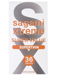 Ультратонкие презервативы Sagami Xtreme Superthin - 36 шт. - Sagami - купить с доставкой в Домодедово