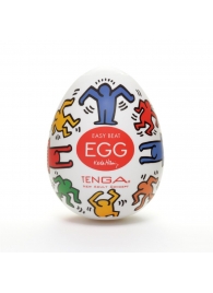 Мастурбатор-яйцо Keith Haring EGG DANCE - Tenga - в Домодедово купить с доставкой