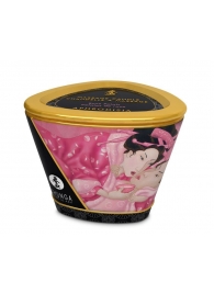 Массажная свеча Rose Petals с ароматом розы - 170 мл. - Shunga - купить с доставкой в Домодедово