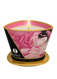 Массажная свеча Rose Petals с ароматом розы - 170 мл. - Shunga - купить с доставкой в Домодедово