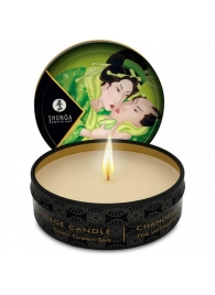 Массажная свеча Exotic Green Tea с ароматом зелёного чая - 30 мл. - Shunga - купить с доставкой в Домодедово