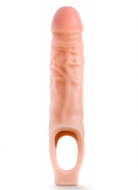 Телесная насадка на пенис 9 Inch Cock Sheath Extender - 22,2 см. - Blush Novelties - в Домодедово купить с доставкой
