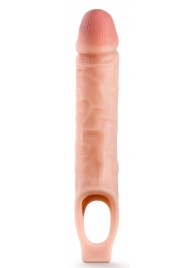 Телесная насадка на пенис 10 Inch Cock Sheath Extender - 25 см. - Blush Novelties - в Домодедово купить с доставкой