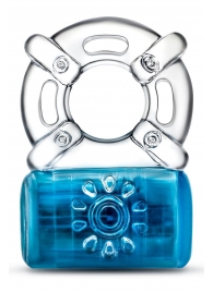 Синее эрекционное виброкольцо One Night Stand Vibrating C-Ring - Blush Novelties - в Домодедово купить с доставкой