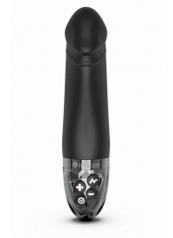 Черный вибратор с электростимуляцией Real Deal Neal - 16,5 см. - MyStim - купить с доставкой в Домодедово